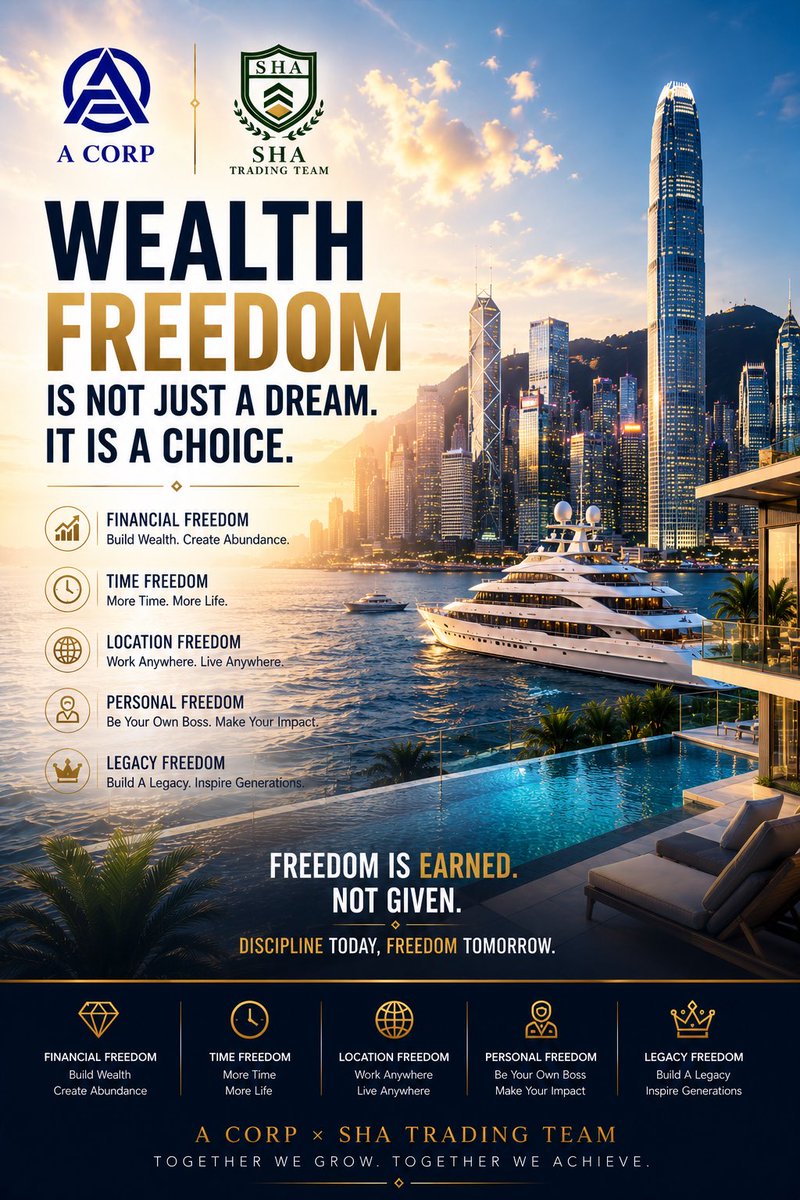 OfficialACorp's tweet photo. AT A CORP, WE BELIEVE
KNOWLEDGE BUILDS SKILLS.
DISCIPLINE BUILDS CONFIDENCE.
EXECUTION BUILDS WEALTH.
AND WEALTH BUILDS
A LIFE OF FREEDOM.

#gold#aitrading#a1#x1#shteam#acorp https://t.co/c35dA9zJyW