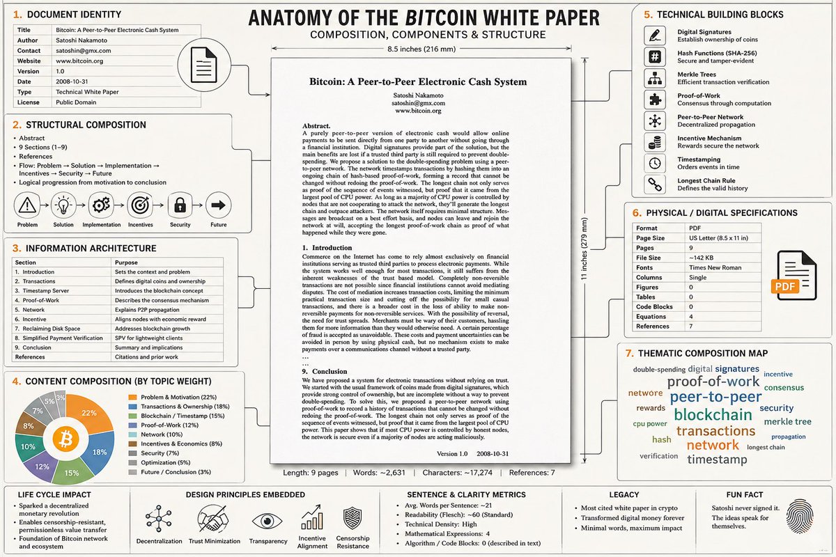 Baconian_Cipher's tweet photo. Bitcoin’s white paper IS the cash being traded peer to peer…
Let that sink in… #BitNote
Q https://t.co/W3lbiURclZ