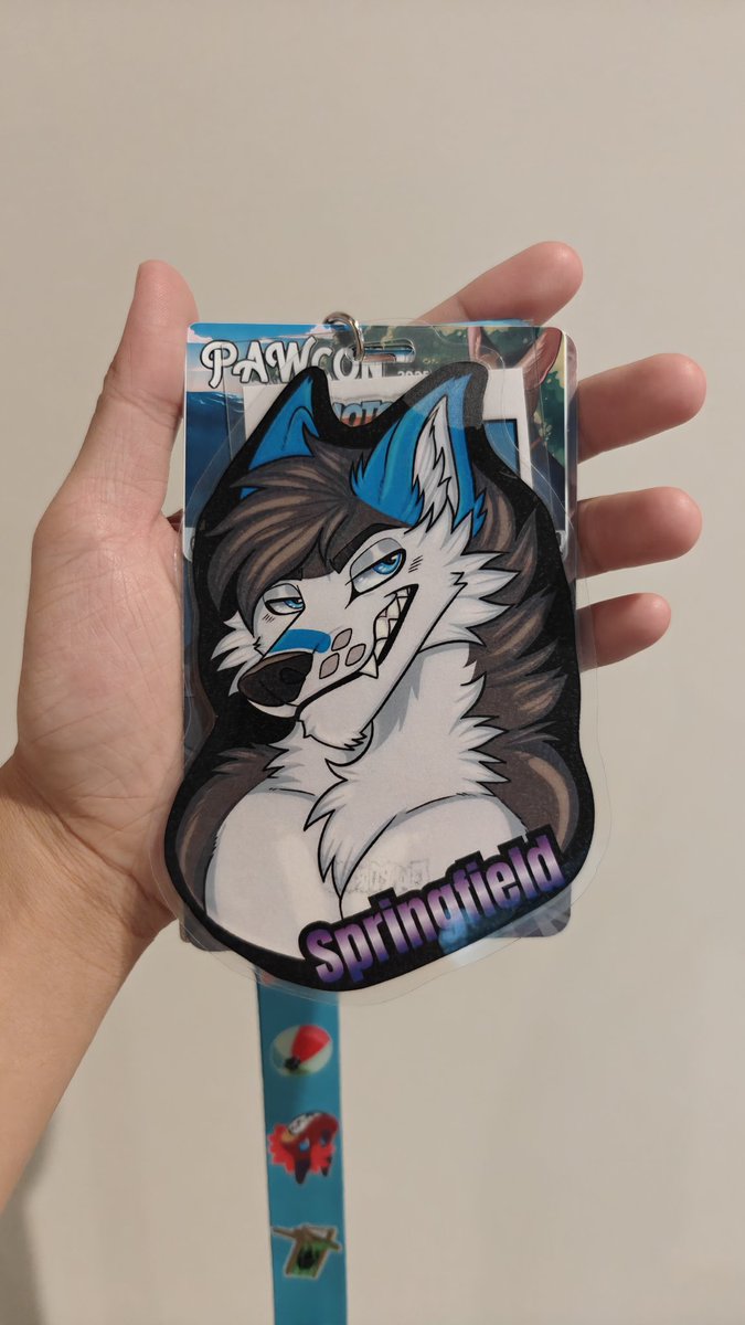 SpringfieldWolf's tweet photo. Look out for this badge to find me at AC! https://t.co/KXd72uYAoA