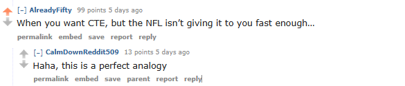 DREWBICE's tweet photo. @Danny_Heifetz I looked up Calcio Storico and this was one of the comments about it on reddit hahaha https://t.co/dF14farWiu