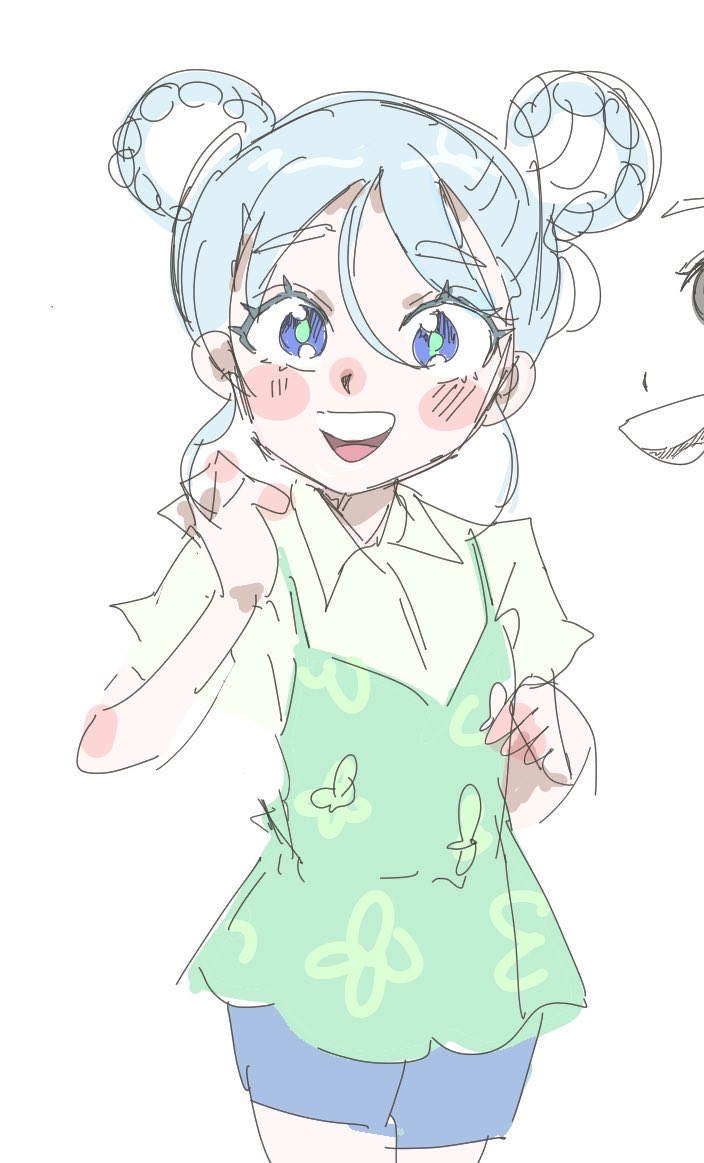 komakire88's tweet photo. ただの美少女にしようとしてた時 https://t.co/sFD9mjGXGJ