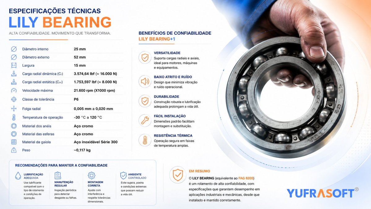 yufrasoft's tweet photo. Um rolamento pode parecer apenas mais um componente, mas sua performance impacta diretamente a disponibilidade dos ativos, o MTBF, os custos de manutenção e a produtividade da operação.

#GestãoDeAtivos #yufrasoft #ManutençãoPreditiva #ManutençãoPreventiva #EngenhariaDeManutenção https://t.co/Y9wp6HerTC