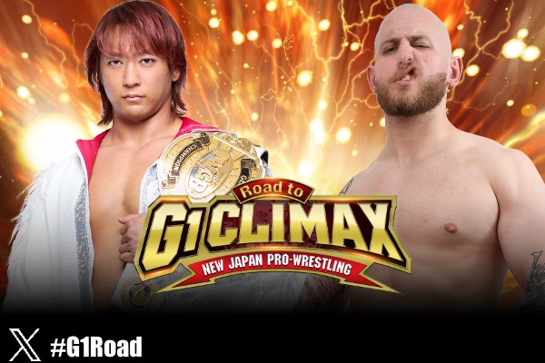 njpw1972's tweet photo. 【あと6日！】
7月6日 (月) 18:30～東京・後楽園ホール

・メインは “IWGPジュニアヘビー” YOHvs アキラ！
・セミは “GLOBALヘビー” 海野vs ゲイブ！

『#G1CLIMAX36』出場者決定戦
・ファンタズモ vs 大岩！
・OSKAR vs 裕二郎！

※前売りチケット好評発売中！
⇒https://t.co/kHLx8BoFTA

#G1Road https://t.co/dkNZdasBYl
