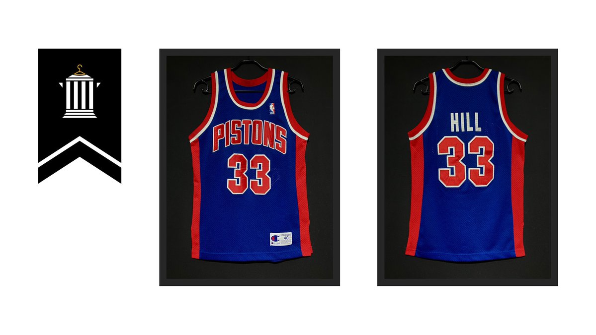 1994/95】 / Detroit Pistons（H） / No.33 HILL デューク大出身の