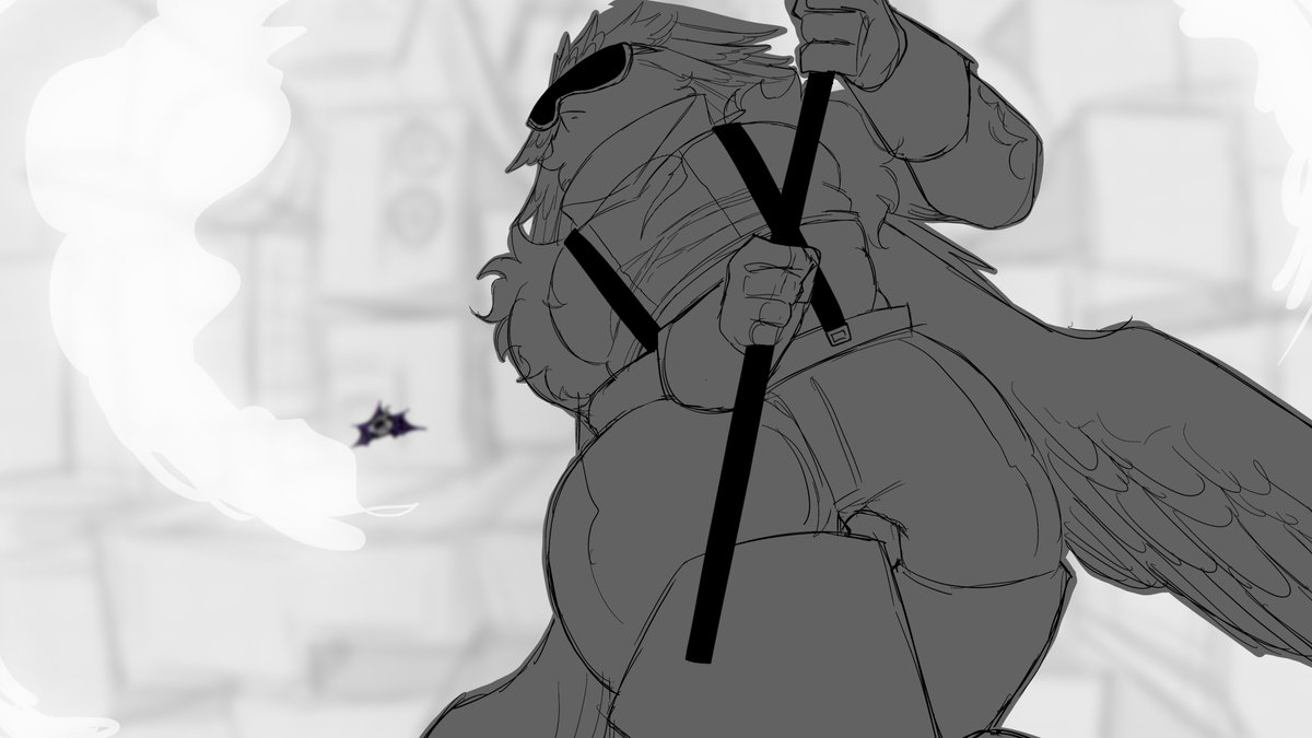 _Blankvoid's tweet photo. fraction of a frame from
#shoebilly vs #Wemmbu

#shoebillyfanart #Wemmbufanart https://t.co/vFgJkRYHkD