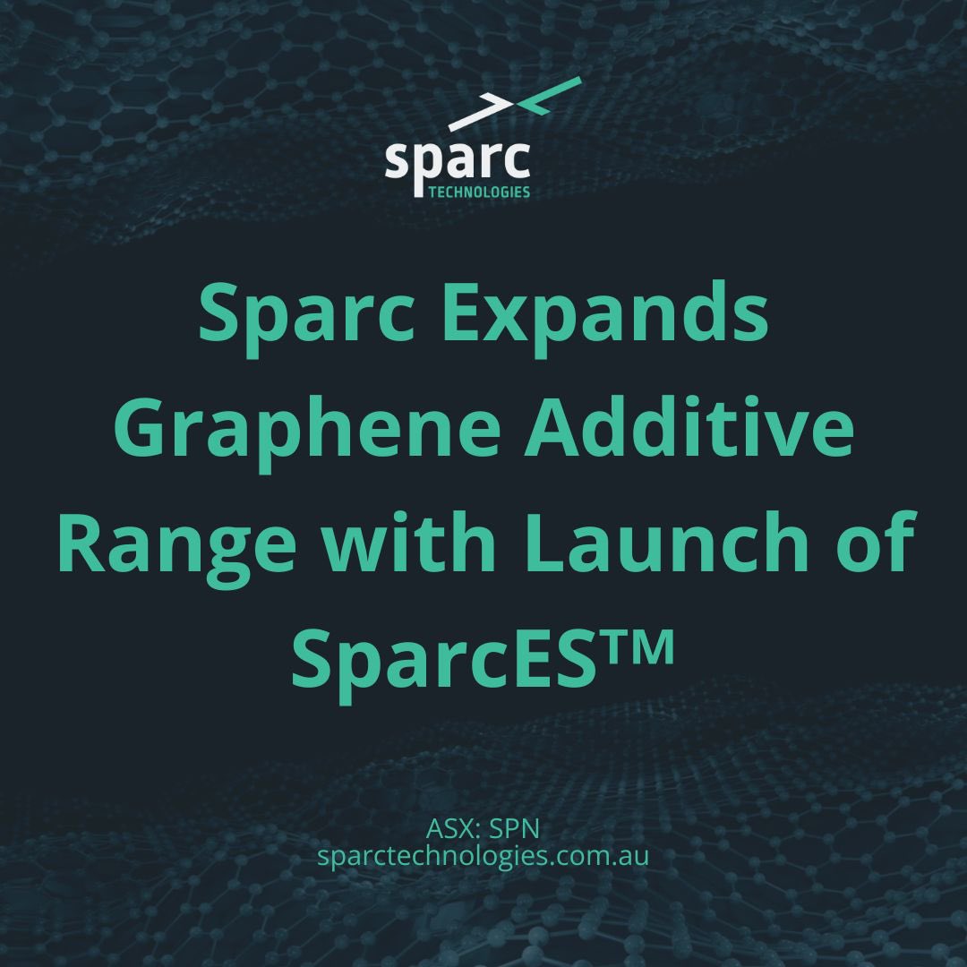 SparctechS's tweet photo. We have launched SparcES™️, a new graphene additive range for electrostatic (ESD) and conductive coatings — critical to data centres, semiconductor and EV battery manufacturing plants.

The launch follows ~24 months of testing showing correctly sourced, well-dispersed graphene can replace conductive additives like graphite and carbon black, offering lower dosage rates, better durability and lower raw material costs. Two customer product development programs are already underway.

👉 https://t.co/XHL5SDVvK3

$SPN #Sparc #Graphene #ESD #ASX #Coatings