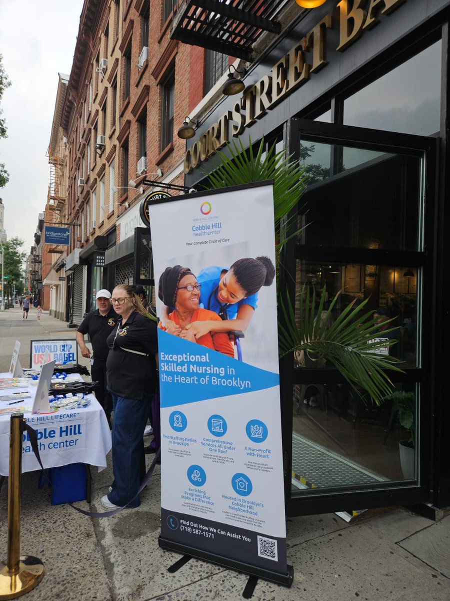CobbleHill_HC's tweet photo. ☕ Thank you to everyone who joined us for our Free Coffee event this Sunday!

It was a beautiful morning celebrating 50 years with our wonderful Brooklyn neighbors at Court Street Bagels.
Grateful hearts all around ❤️

#CobbleHill50 #GivesBack #CobbleHillHealthCenter https://t.co/37YULUtRQA