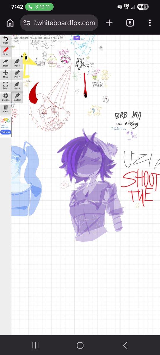 River_Goo_'s tweet photo. Whiteboard fox art 
#artㅤㅤㅤㅤ #murderdrone #Murderdronesart #Uzidoorman https://t.co/kmihvXqs46