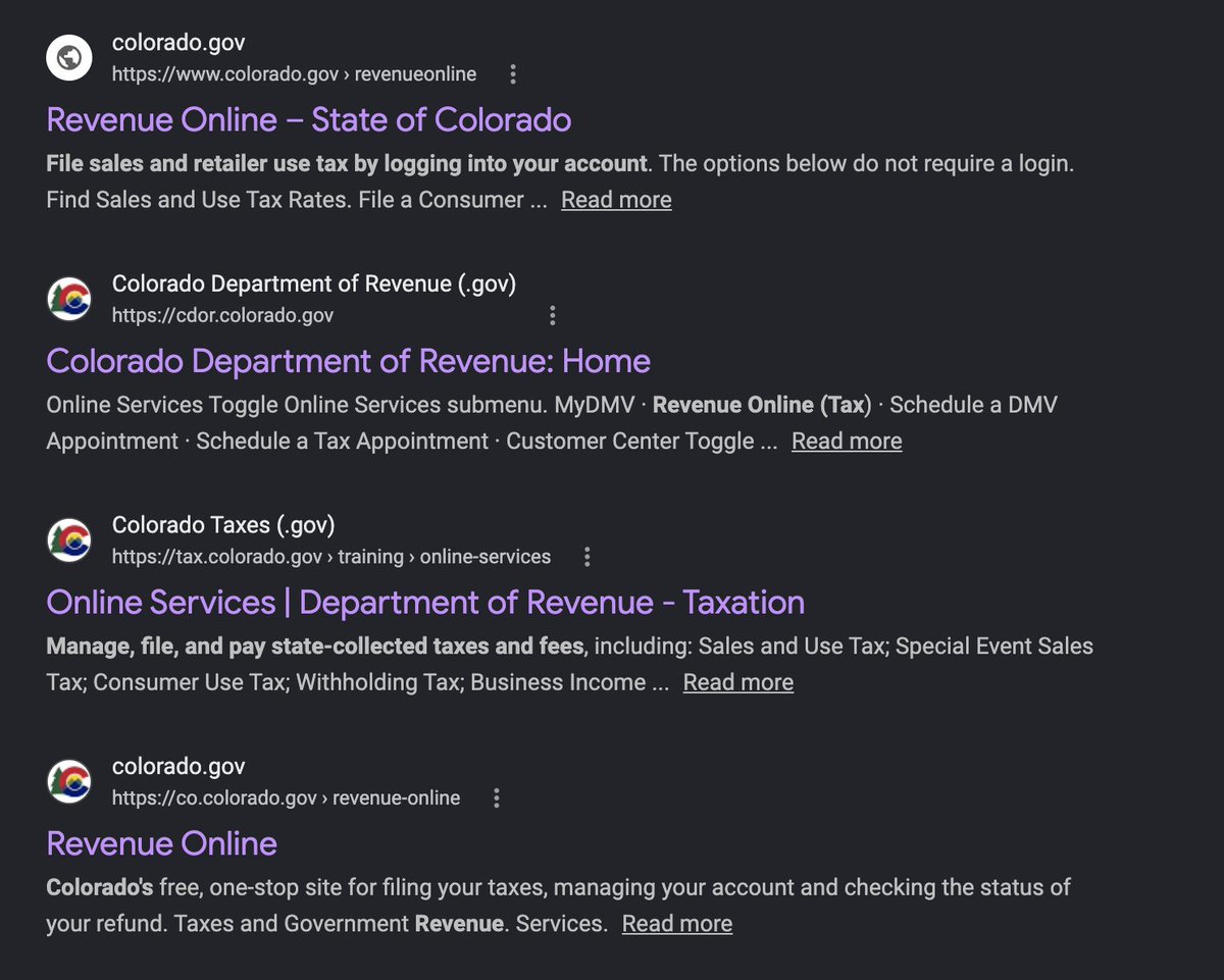 acmgraphics's tweet photo. 🤔 How Many Colorado Tax Websites Does a User Need? https://t.co/pYLzA4R0O2 via @LinkedIn @CO_Revenue https://t.co/WUVUjE9B6F