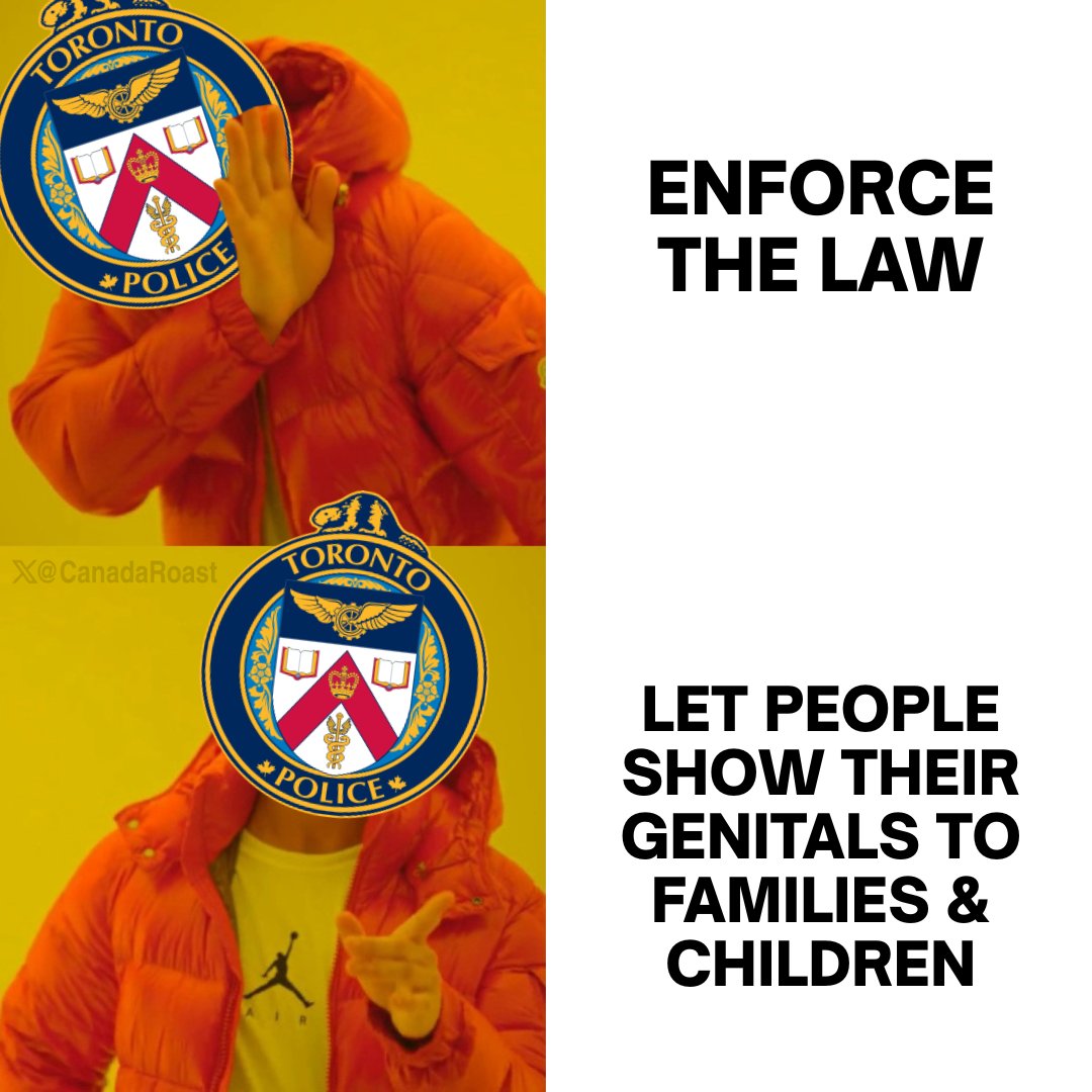 CanadaRoast's tweet photo. Toronto Police priorities in action https://t.co/KcKIYqEUin