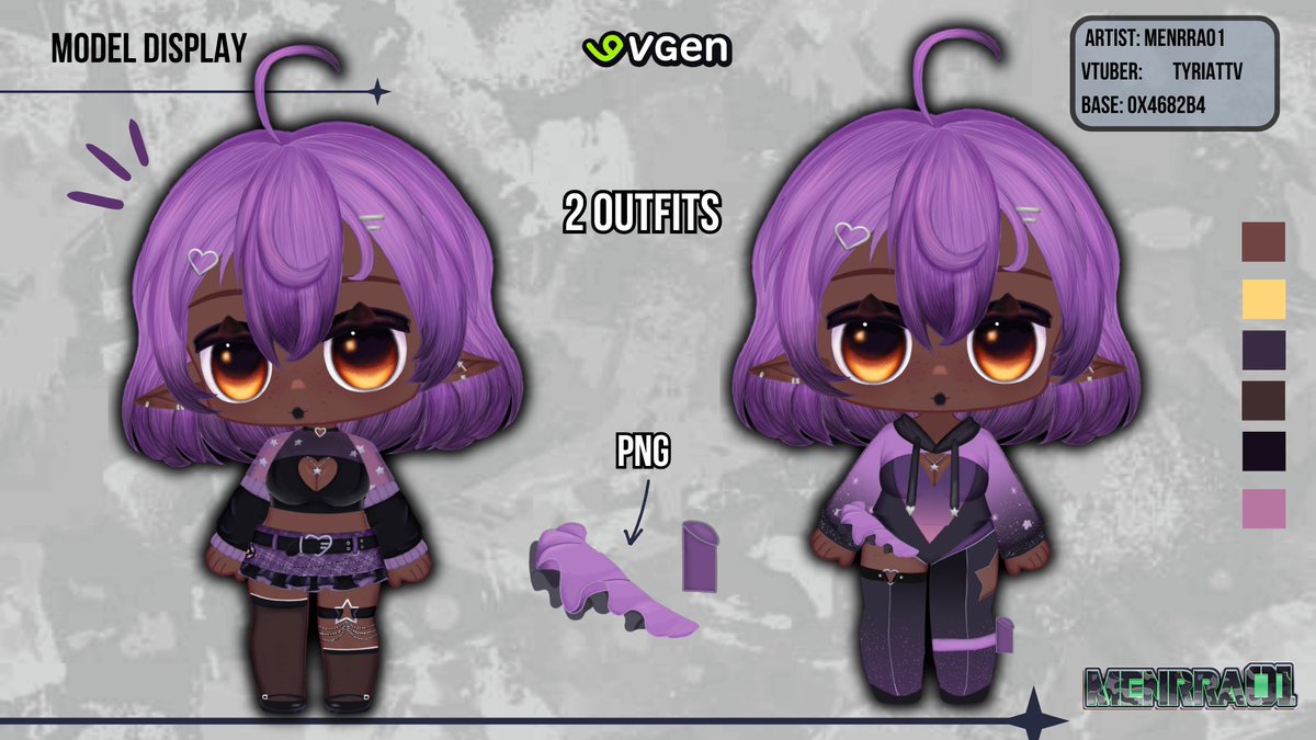Menrra01's tweet photo. Custom Texture for  @TyriaTTV  

Customizable Chibi Model Type-H1

Thank you for commissioning me, my soldier.🫡 

https://t.co/cpc2DEFXBr

#VGenComm #vgen https://t.co/O7iLf15mXt