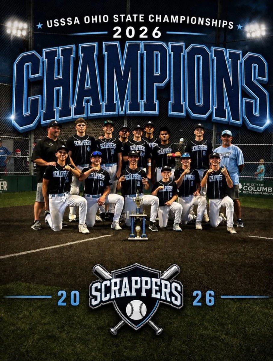 SScrappers's tweet photo. @SScrappers 14u are USSSA State Champions!  #GoScrappers⚾️ https://t.co/55cvEW5NnU