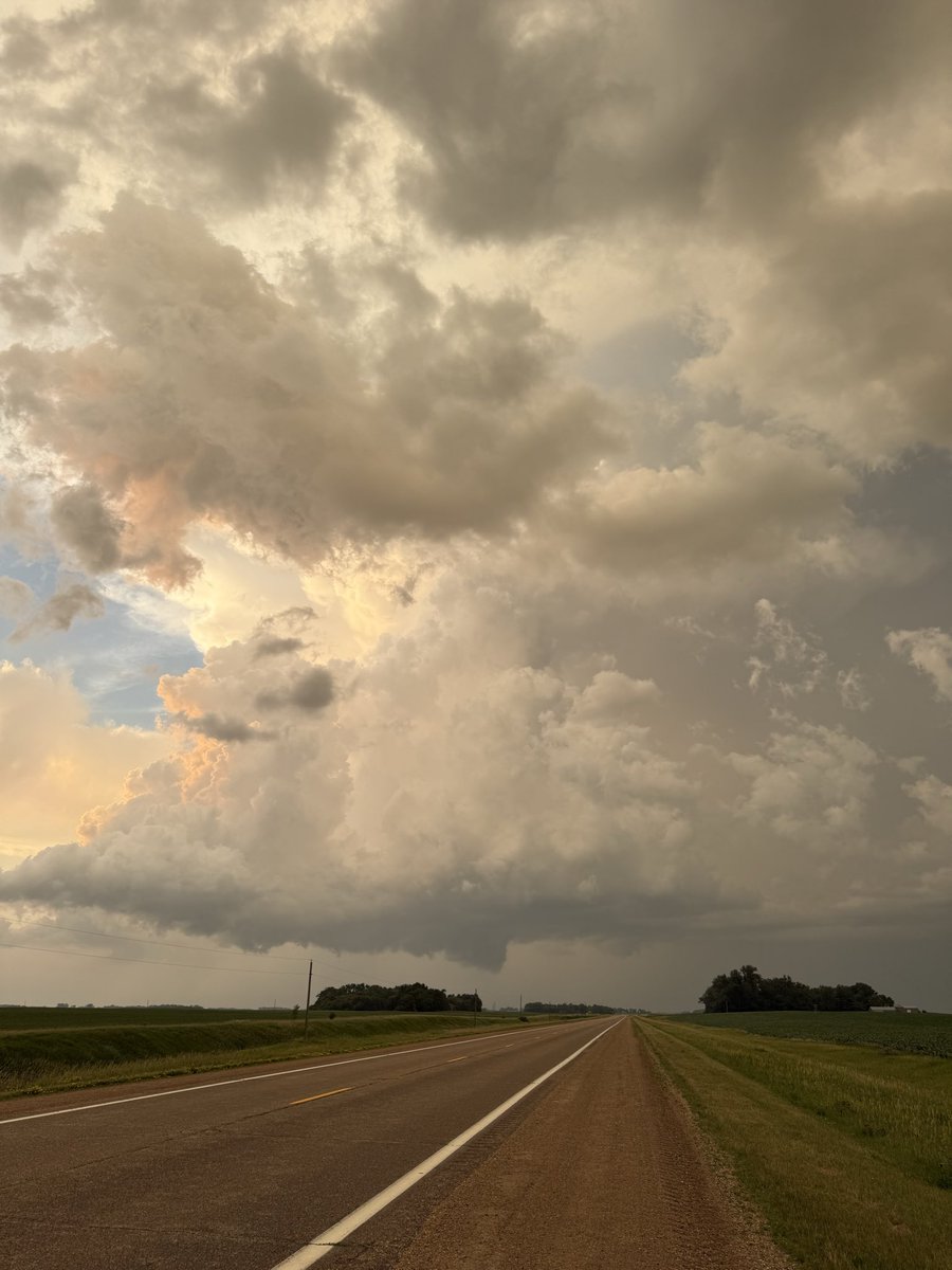 BaileyMSchwartz's tweet photo. @OfficialYallbot beautiful storm near Montevideo MN around 8:55pm https://t.co/wtAOZpAt9P