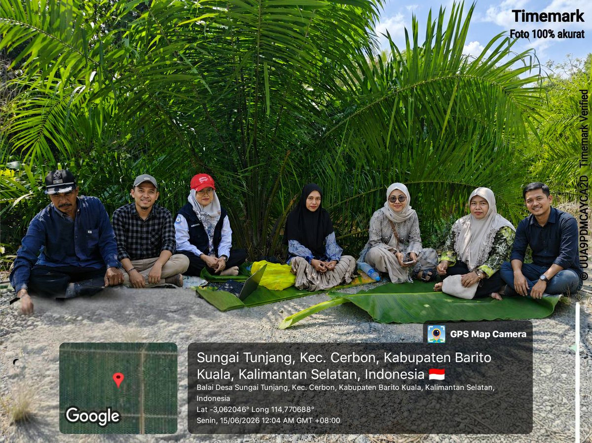 khadijah2710's tweet photo. (15/06/2026) Khadijah Penyuluh Perikanan Kabupaten Barito Kuala dalam melakukan pendampingan akses teknologi terekomendasi dan tepat guna tentang Penerapan CBIB Cara Budidaya Ikan yang Baik pada Pokdakan Saka Rumbia Lele Desa Sungai Tunjang Kecamatan Cerbon Kabupaten Barito Kuala https://t.co/p2JtfxO5PE