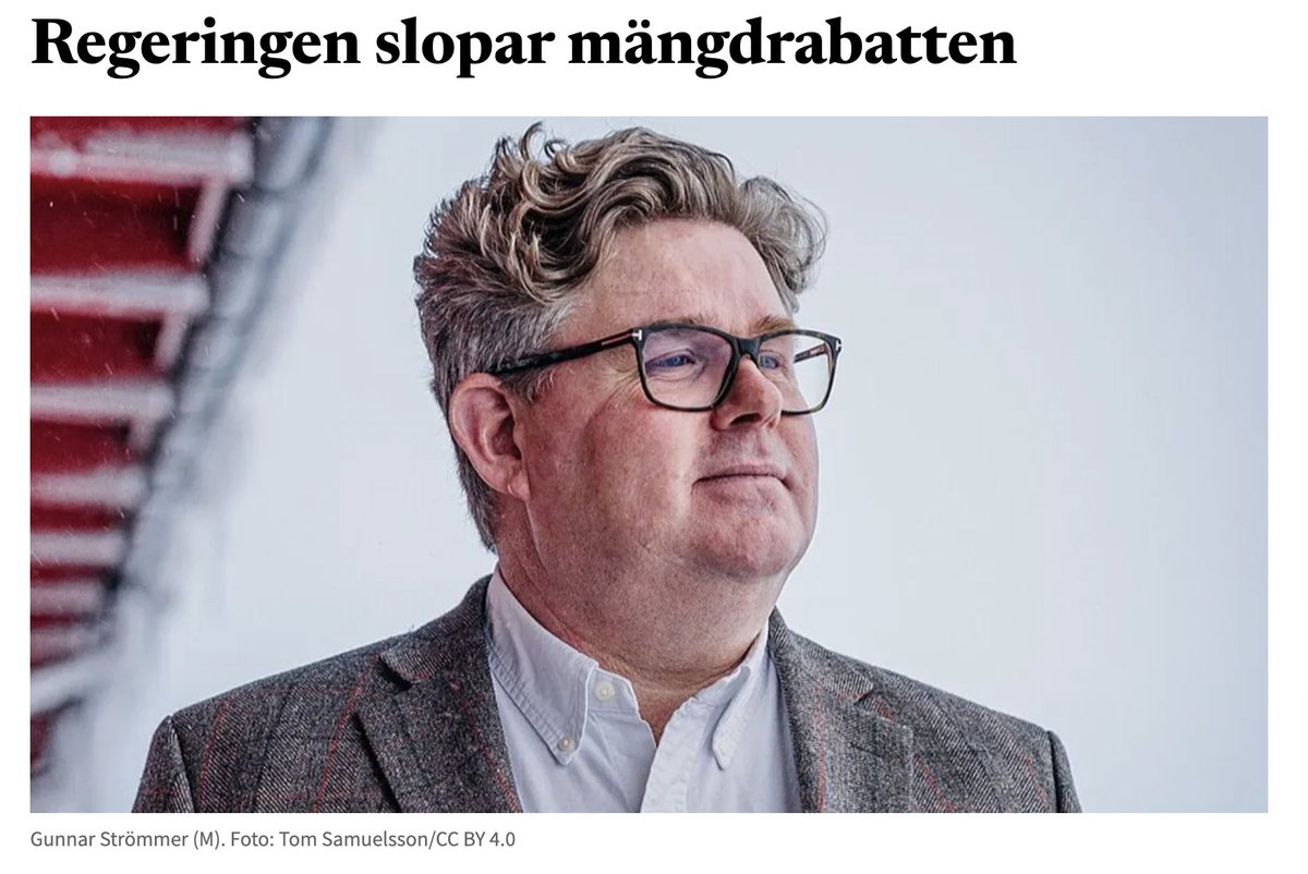 Bulletin_Nu's tweet photo. Regeringen går vidare med nästa steg i sin stora straffreform. Vid en pressträff presenterade justitieminister Gunnar Strömmer (M) en proposition där ett av de mest ingripande förslagen är att avskaffa dagens så kallade mängdrabatt, något som ska ge påtagligt längre straff för den som döms för flera brott. https://t.co/rvAbdChQ3v