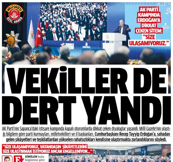 erkantemizmg's tweet photo. Ülkeye öyle bir yönetim sistemi kurdular ki, bırakın vekilleri, @RTErdogan bile kendisine ulaşamıyor... Danışmanlar (politika kurulu üyeleri) yönetiyor ülkeyi... Ülkenin en iyi hatip siyasetçisi, önüne konulan notlardan başka bir şey söyleyemiyor... https://t.co/Y9UJu3A4E7