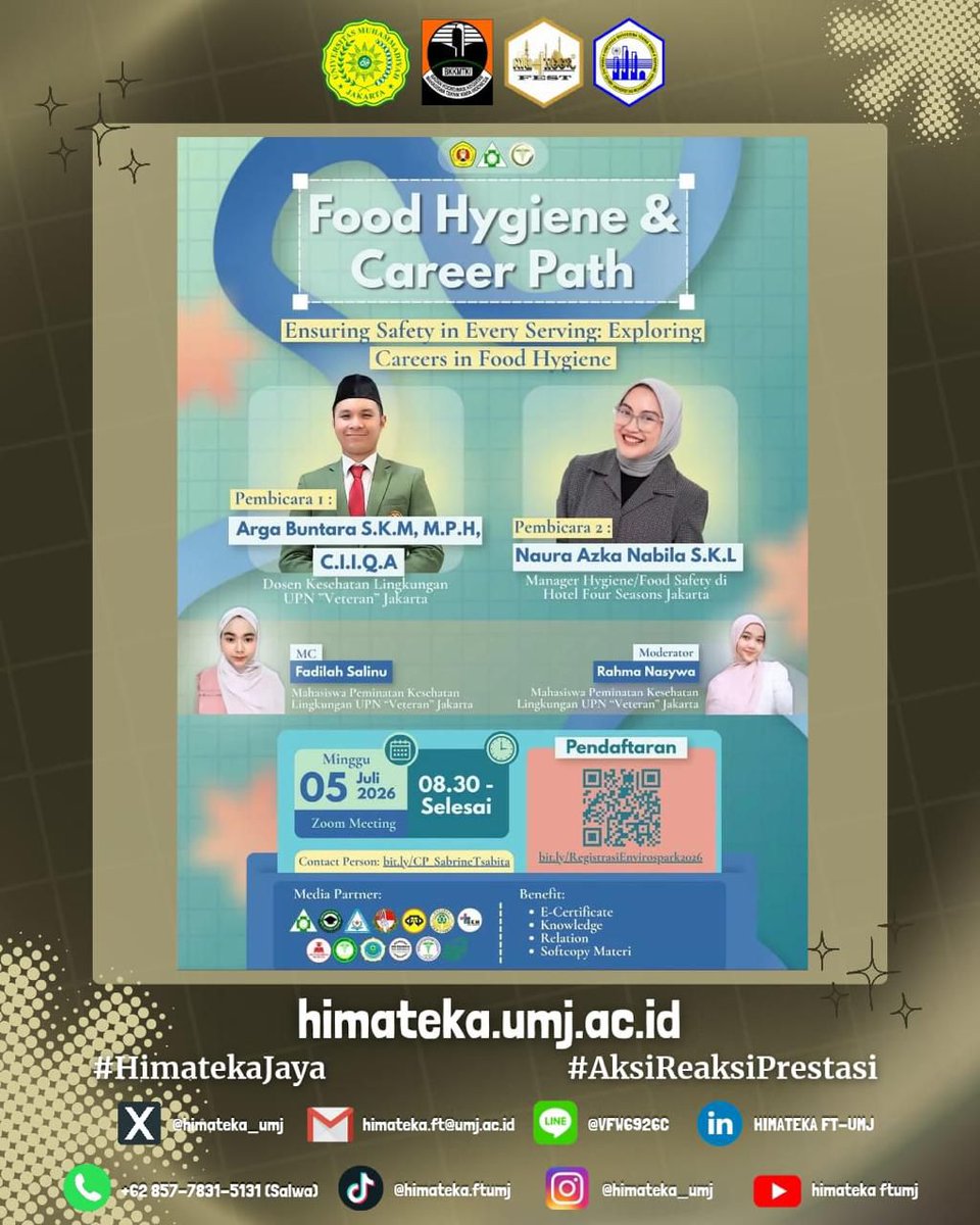 HIMATEKA_UMJ's tweet photo. ✨CHEMINFO✨
Hallo Fellas!
Kami ingin memberitahukan informasi terkait webinar.

Apabila dari kalian ada yang berminat bisa langsung cek dan daftar selengkapnya di laman link berikut. https://t.co/XGCX9jgSNg
