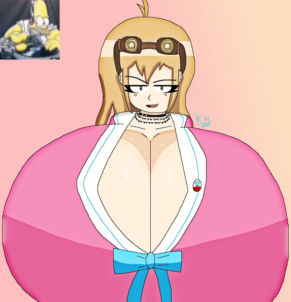 KrissaHigashi12's tweet photo. Went on to draw Miu Iruma again with some Huge Milkers!!!

Was tinkering around a bit with having some shade around her tits, I think it looks alright. https://t.co/4db0BD3Whi