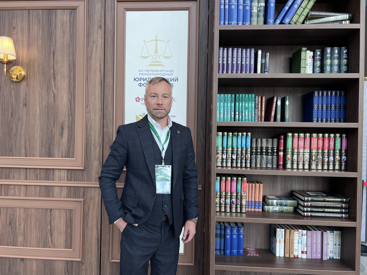 prizyv's tweet photo. Председатель коллегии адвокатов «Призывник» Денис Кокшаров принял участие в работе Петербургского международного юридического форума. https://t.co/NHr7lwqq1N