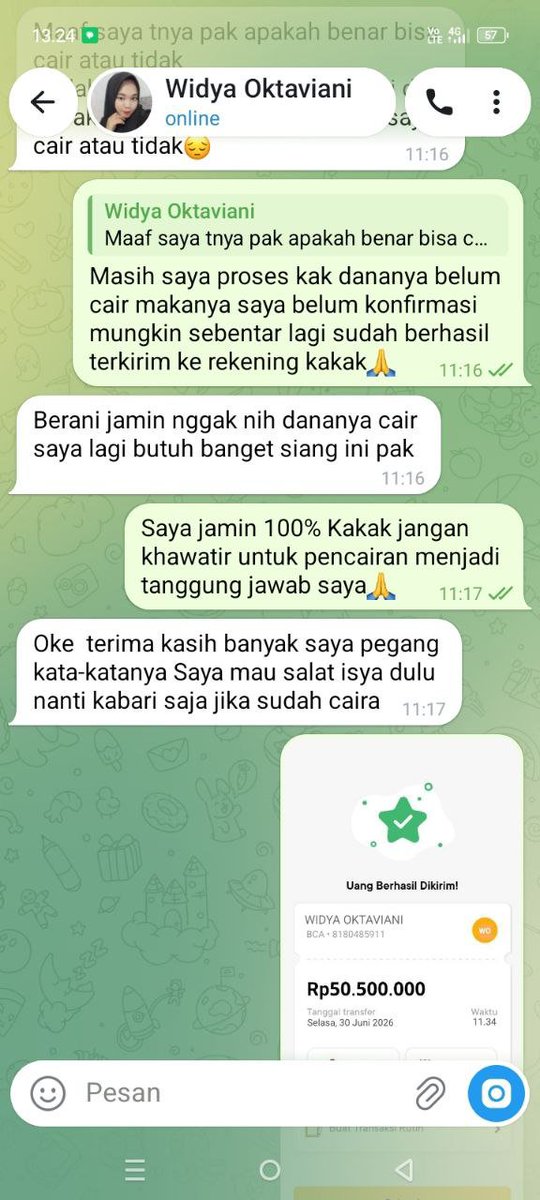 arini_ptri's tweet photo. Cair siang selasa nih, kamu masih ragu mau #jokipinjol sini aku bantu lunasin ukt tagihan paylater pinjol dll. Tentunya aman iya tanpa dc kerumah dan tanpa sebar data🤩 di jamin acc cair aman 100% di temenin terus sama aku Open juga pinjaman dana #pinpri #dapin #gestun #zonauang https://t.co/RxWhwcGAqd