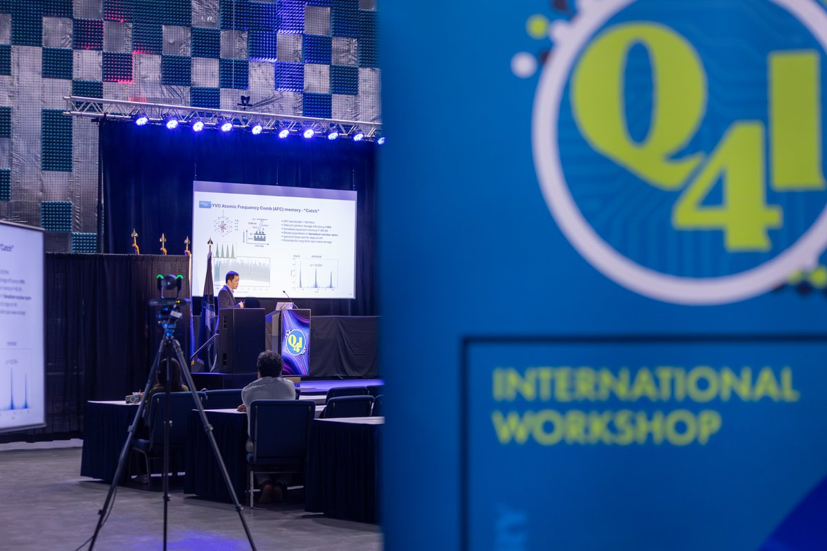 BlueFors_Ltd's tweet photo. Great discussions at #Q4I in Rome, NY!
In the event, Bluefors' Senior Technical Sales Manager, Tamanna Joshi, joined the #Quantum Alley program to give a lightning talk on The Role of #Cryogenics in Enabling Scalable Quantum Systems.
Photo: Darian Deeley
#CoolForProgress https://t.co/A8aL6aehJh