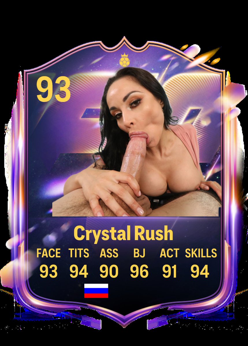 PrnCardsFUT's tweet photo. One of the first pornstar I watched 😍 she is an amazing MILF ❤️ #crystalrush https://t.co/U3TiAWnsaH