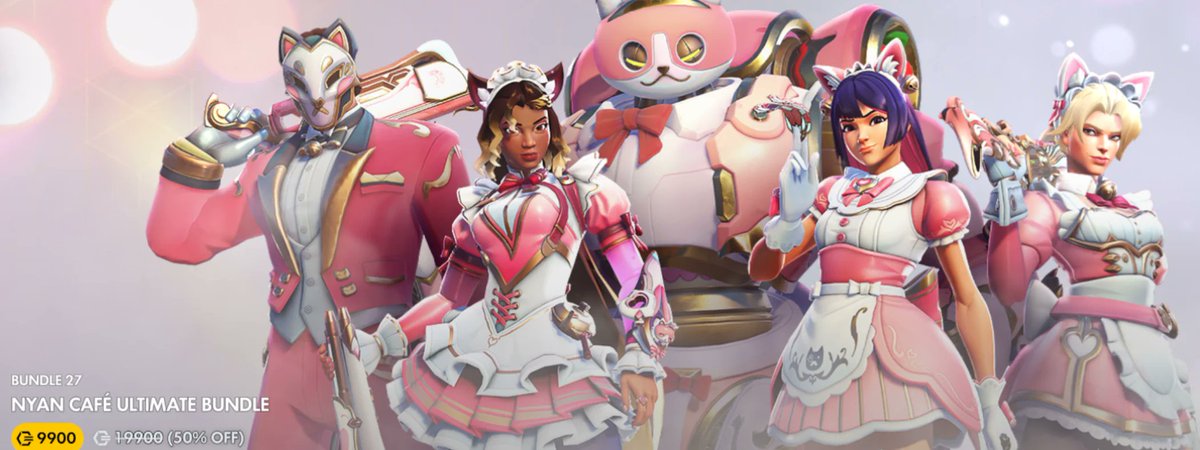 Alechiiiss's tweet photo. Nuestros amigos de @OverwatchLATAM
nos dieron este codigo para sortear con ustedes  
NYAN CAFE BUNDLE:  
-Seguir en twitch (ALECHIIISS)  
-Seguirme en X  
-Dar RT y Like  
-Etiqueta a un amigo y personaje FAV 
-Ticket con puntos del canal
 #OverwatchLATAM  #OWLATAMNyanCafe https://t.co/yvrz0UgKBt