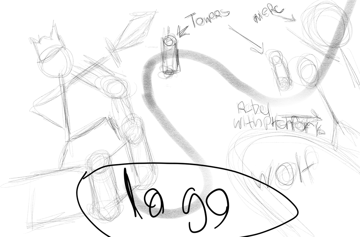 HASH_CLASH's tweet photo. New awesome capsule just dropped!
Crownmarch is an offensive tower defense (sic~) where you build towers to expand and exterminate.

Here is our first sketch.
#indiedev #indiegame #indiegamedev #gamedev #indiegameart #pixelartㅤㅤㅤㅤ 
Check the comments for the final result!⬇️ https://t.co/plcS3Bl9zX