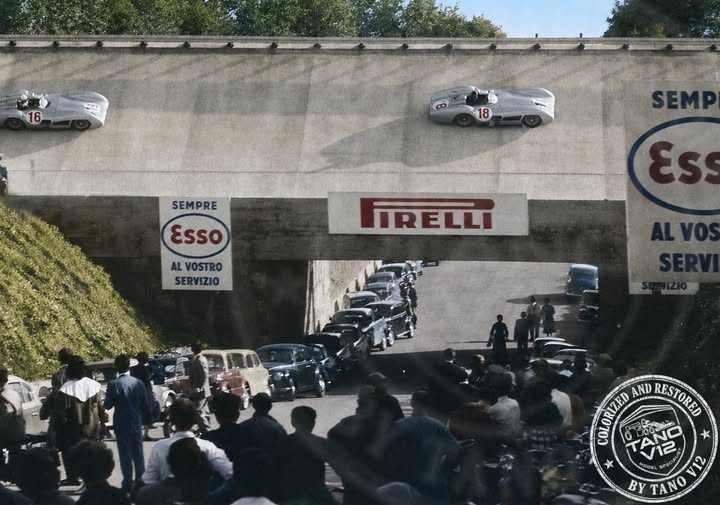 phn16's tweet photo. Monza 1955 https://t.co/qNbIKx2T5y