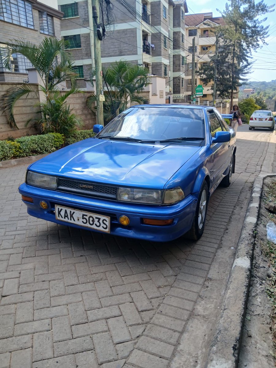 Talism_an's tweet photo. Toyota Levin 
1500cc
Manual Transmission 
Asking 270,000
0723515478 https://t.co/Sk6iwEygsE