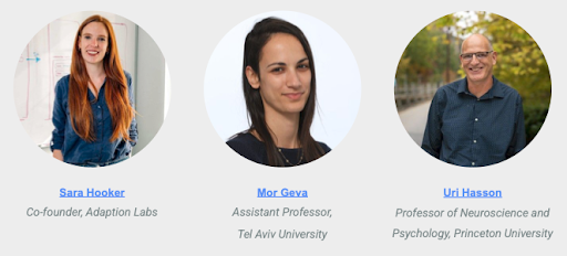 Profile pictures of our 3 keynote speakers