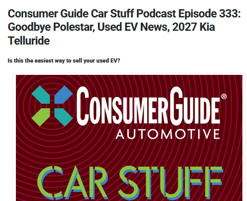 Car_Guy_Tom's tweet photo. New episode is live now! @plugmotors Thanks to Jimmy Douglas of Plug for joining us this week! #Polestar #ElectricVehicles #UsedCars #CarStuffPodcast @jillciminillo https://t.co/2M7OblmnG4