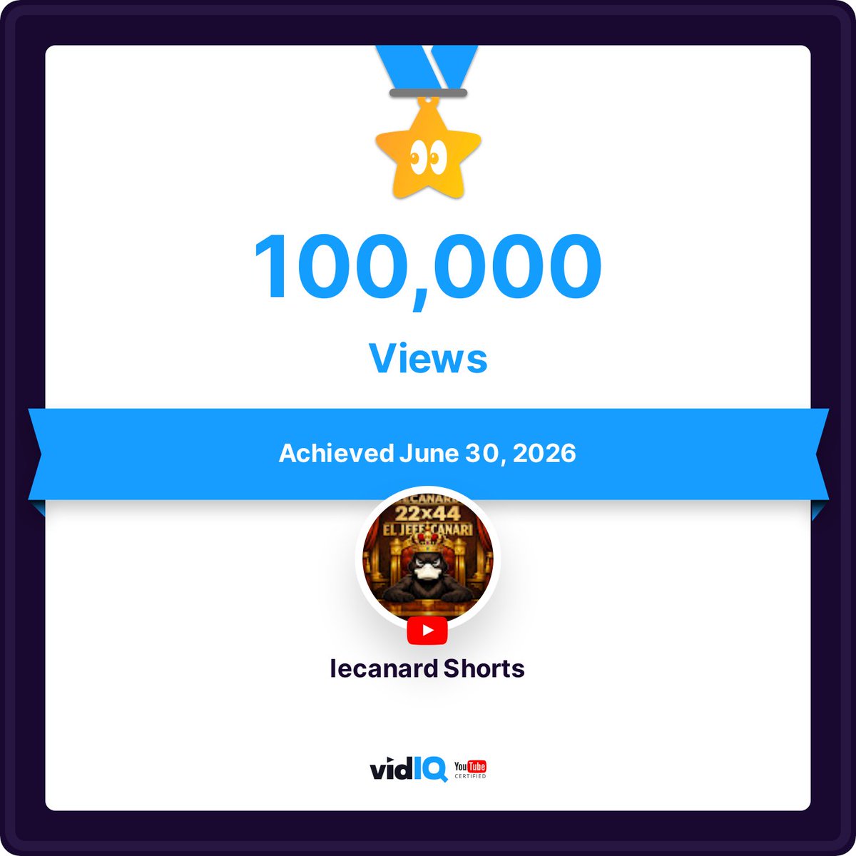 lecanard_tv's tweet photo. Merci la team 100 mille vue ses que le début https://t.co/i1uqpkT1Yc