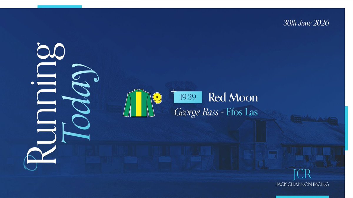 ChannonRacing's tweet photo. We have one runner today 🤞🏼

#JackChannonRacing https://t.co/64ngJJIsP2