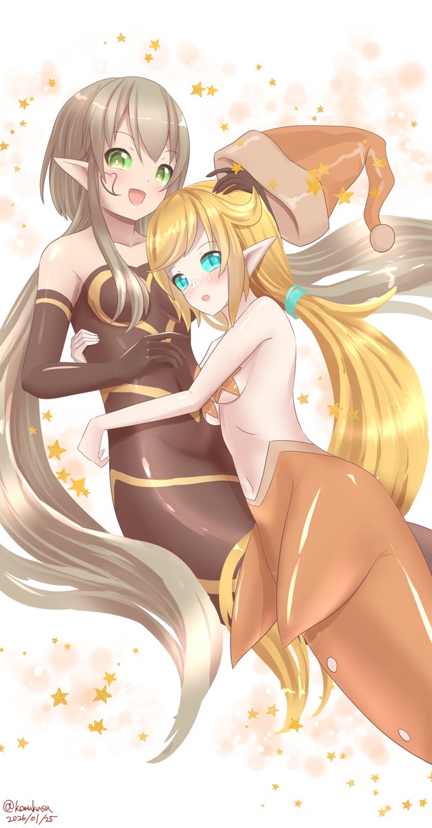 komukusu's tweet photo. #人魚の日
うちのお菓子ちゃんたちでお祝いです！ https://t.co/4eziJ5dxVg