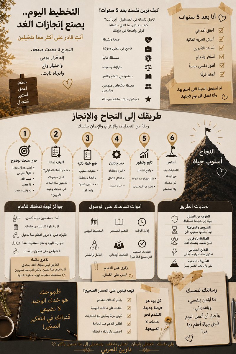 Dareen300's tweet photo. لننفصل قليلاً عن حدود الواقع ونحلق نحو أحلامنا.. 

أين ترى ذاتك بعد خمس سنوات من الآن؟ ما هي المهارات التي اكتسبتها؟ ماهي النجاحات التي وصلت إليها؟

هل بدأت تشعر بالحماس؟ تريد الوصول؟

إذًا قرر أن تبدأ اليوم وتسطر أول حرف في حكاية نجاحك 👌🏻✨ 

#تطوير_ذات
#دارين_الحربي https://t.co/DxyyRoywXc