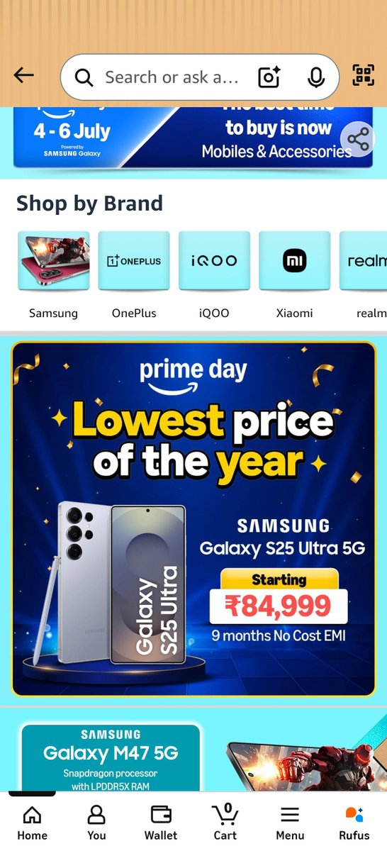 Abhijeet7668's tweet photo. @stufflistings My favourite feature is Galaxy AI and a Superb 200 MP camera.  Amazing deal on #AmazonPrimeDay
#GalaxyS25UltraDay2 
😍❤️
#stufflistings https://t.co/7xmoGp4rY1