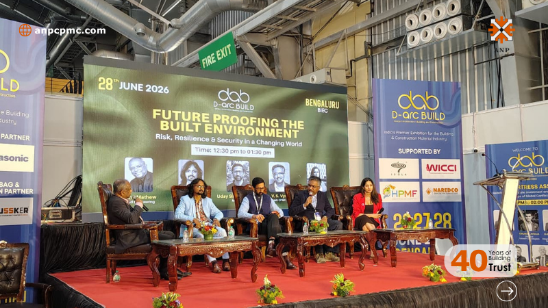 ANPIndia's tweet photo. ANPCPMC was proud to join D-arc BUILD 2026 at BIEC, Bengaluru, for the session "Future Proofing the Built Environment."
Great to share the stage with industry leaders shaping resilient, future-ready infrastructure.
π https://t.co/WL3beuJ8mr
#DarcBuild2026 #ANPCPMC https://t.co/oFWzF6LtRa