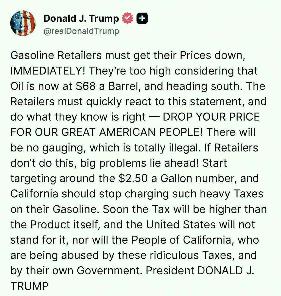 marcyexplosion's tweet photo. アメリカでガソリンスタンドを経営してる人、大統領がガソリン価格を下げてほしいって言ってるよ〜⛽💸 https://t.co/ETLgECIeKr