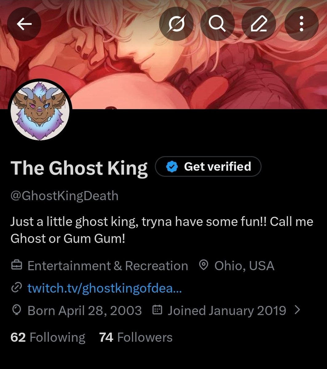 GhostKingDeath's tweet photo. I went to bed and woke up with about 24 new followers. Thank you so much!! https://t.co/XHFT3Q1qFf