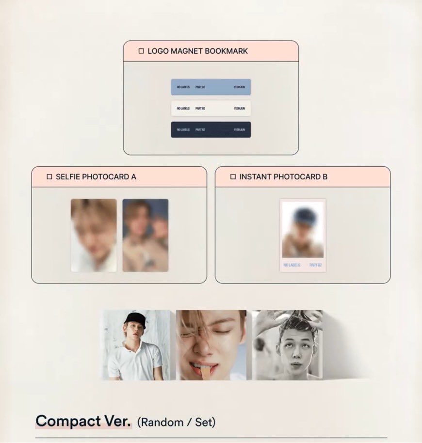 bymegies's tweet photo. wts jual ‘YEONJUN NO LABELS: PART 02’

Go ; https://t.co/IGuegE0cVO

🍦REG
• Album only | 500gr
Theme 1 260k dp 110k ✅
Theme 3 260k dp 110k ✅

• pob pc + magnet
Pc Yeonjun 55k dp 25k ✅
Pc YJ 50k dp 25k ✅

🍦COMPACT
• Album Only | 300gr
Theme 3 + logo magnet 170k dp 70k ✅ https://t.co/19IixiCsmQ