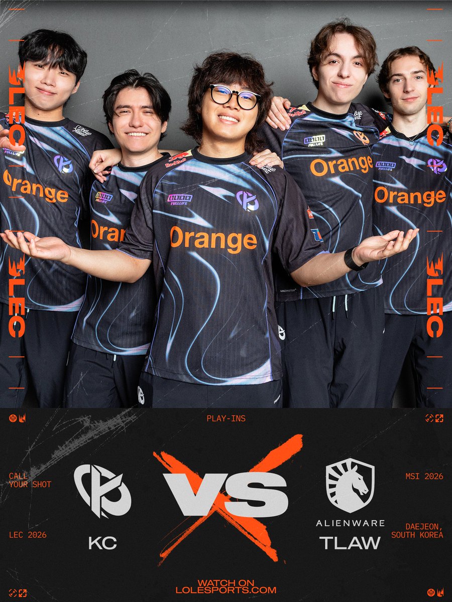 LEC's tweet photo. Let's settle the debate real quick 😤

EU vs NA, @KarmineCorp vs TLAW starts NOW!

📺 https://t.co/zbBD1HsgZA https://t.co/oFLUq25JTS