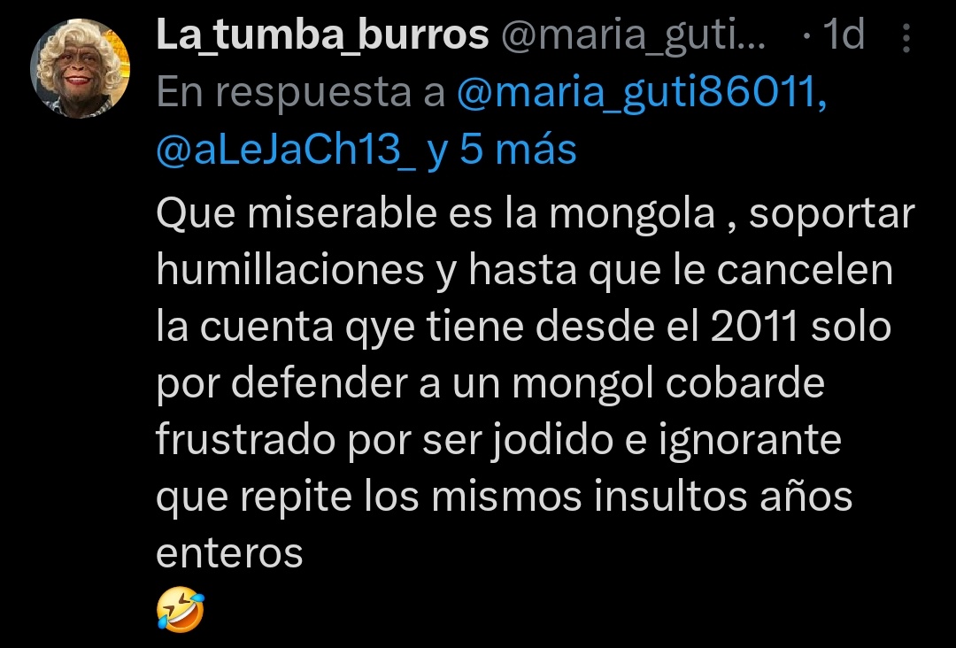 aLeJaCh13_'s tweet photo. @Pandita_Totxico @maria_guti86011 @gabyalechavez @ElSanchodeTrump Ya que nos supere esta 🐕 jajajajaja... 🐼😆😆😆 https://t.co/fO4NmgeTl2