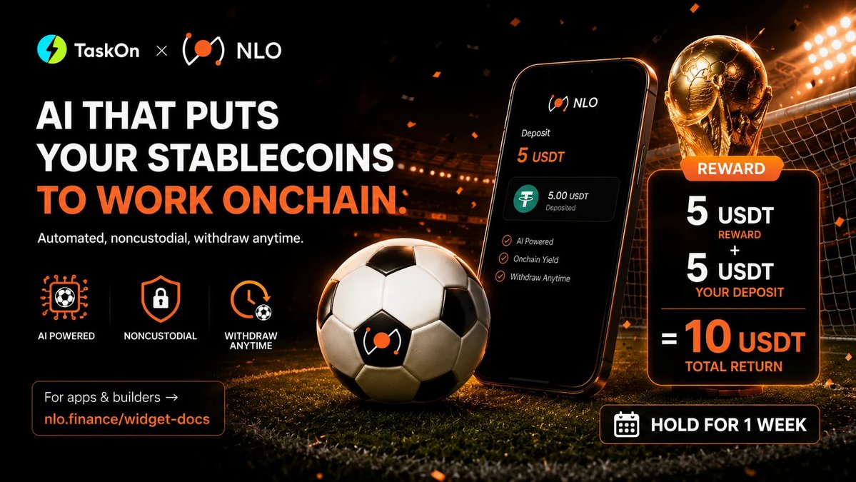 TaskOnCampaigns's tweet photo. 🤑 Join the NLO TaskOn now!

⏰ Duration: Live now until July.6

🎁Rewards: 500USDT Don’t miss this chance!

👉Join here: https://t.co/oP9P4lwzB6 https://t.co/bFilSWVoPm
