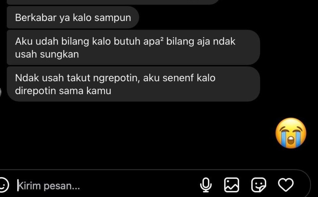 osadmit's tweet photo. kataku stop giniin ak dah, takut luluh trs jd tolol lg https://t.co/zwW7dWmmcw