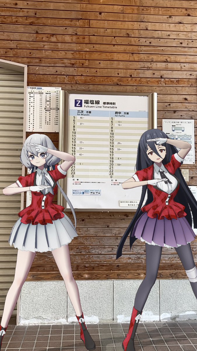 KurasawaShunki's tweet photo. 🍄たえさん、私もやります！
🦑じゅ、純子ちゃん？

🍄🦑Z！！！！(純子ちゃんにもやってもらえた///)
#ゾンサガ鉄道部 https://t.co/Ua1sD8lvCh