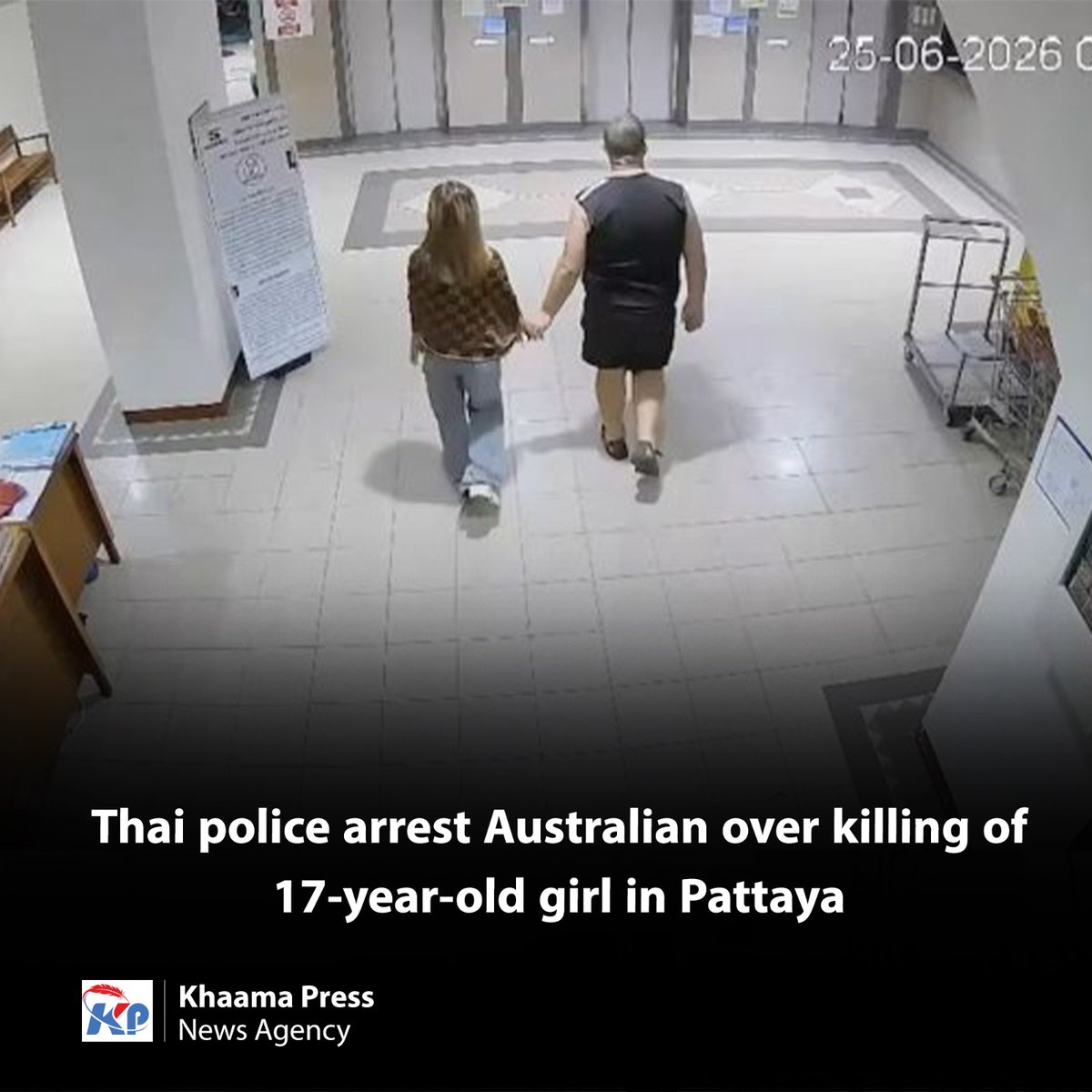 A 17-year-old Thai girl was allegedly killed by an Australian