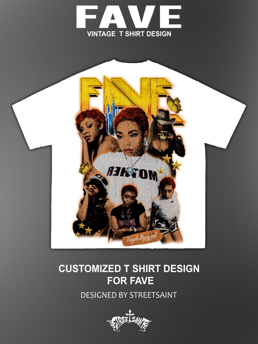 Streetsaint01's tweet photo. @bigduttygyal Wear your favorite. Be the favorite. 🔥🖤 #FaveTee https://t.co/OKlJN4fcM2