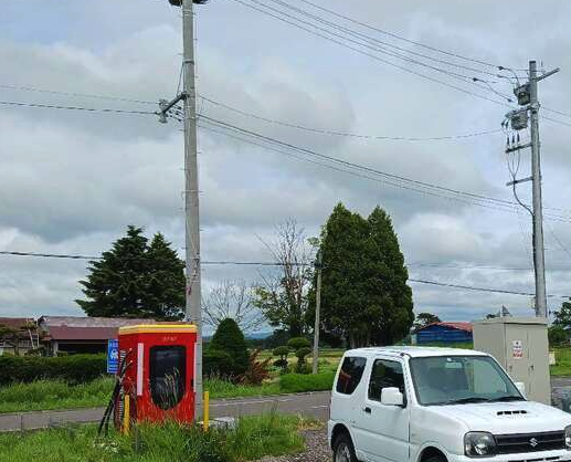 EV_FLASH_10FF's tweet photo. 北海道でFLASHが稼働しました。

#FLASH 
#EV急速充電器
#稼働情報
#北海道
#北海道テスラレンタカー
#E北海道1101 https://t.co/NIRp7K7FJk