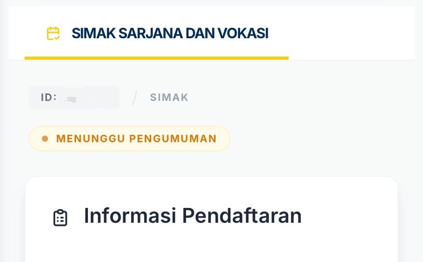 JAnggi76132's tweet photo. simak ui sudah menunggu pengumuman!! semoga kita semua lolos dipilihan kita.Amin. https://t.co/nVgQwU2xUt